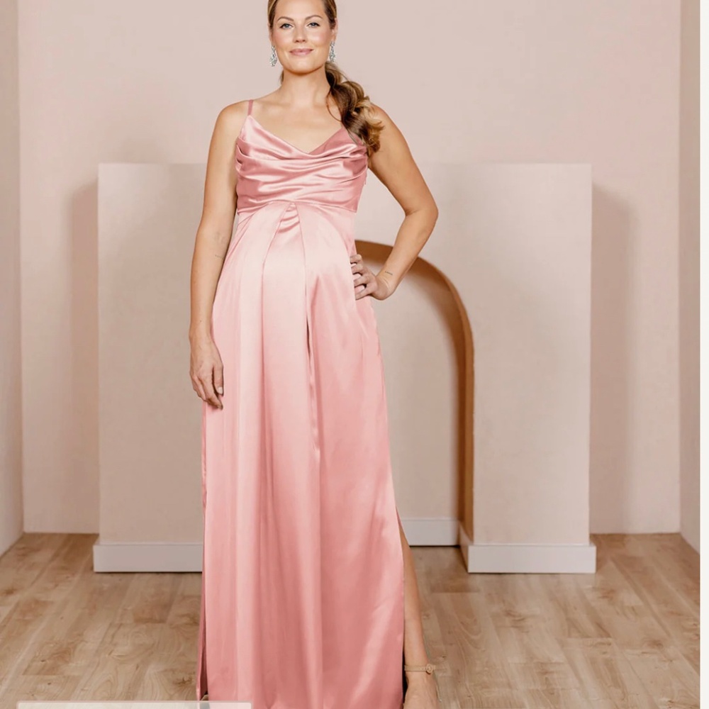 Maternity Skye Satin Dress Revelry